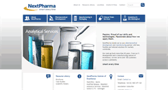 Desktop Screenshot of nextpharma.com