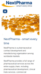 Mobile Screenshot of nextpharma.com